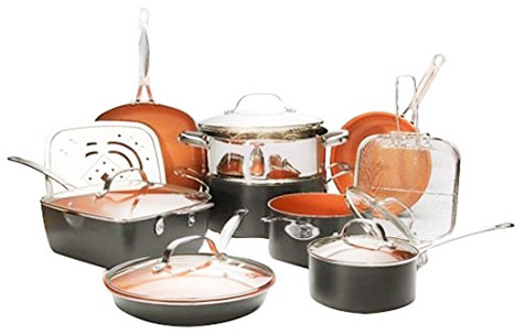 Copper Gotham Steel™ - Newest non-stick cookware made with ceramic